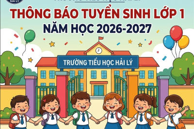 KẾ HOẠCH TUYỂN SINH VÀO LỚP 1 NĂM HỌC 2026 – 2027