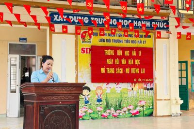 TRƯỜNG TIỂU HỌC HẢI LÝ TỔ CHỨC LỄ PHÁT ĐỘNG NGÀY HỘI ĐỌC SÁCH NĂM 2026 – LAN TỎA VĂN HÓA ĐỌC TRONG NHÀ TRƯỜNG